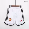 Pantalón Corto Auténtica Manchester United 2023/24 Primera Equipación Local Hombre - camisetasfutbol