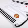 Pantalón Corto Auténtica Manchester United 2023/24 Primera Equipación Local Hombre - camisetasfutbol