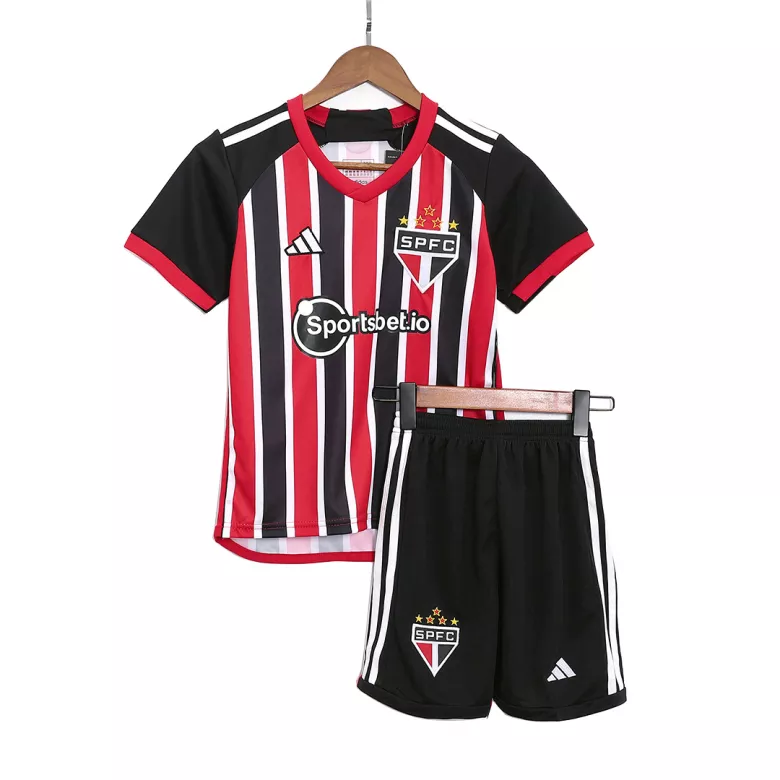 Miniconjunto Sao Paulo FC 2023/24 Segunda Equipación Visitante Niño (Camiseta + Pantalón Corto) - camisetasfutbol
