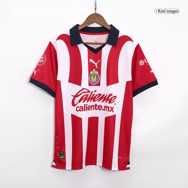Camiseta Gold CHICHARITO #14 Chivas 2023/24 Primera Equipación Local Hombre - Versión Hincha - camisetasfutbol