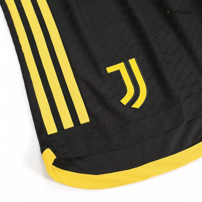 Pantalón Corto Auténtica Juventus 2023/24 Primera Equipación Local Hombre - camisetasfutbol