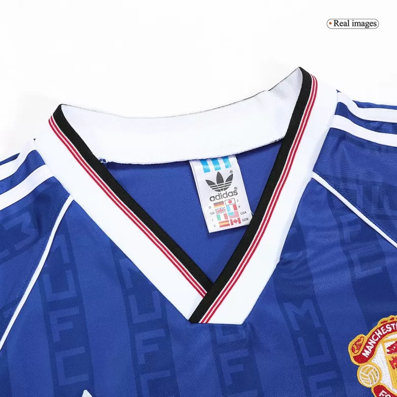 Camiseta Retro 88/90 Manchester United Segunda Equipación Visitante Hombre - Versión Hincha - camisetasfutbol