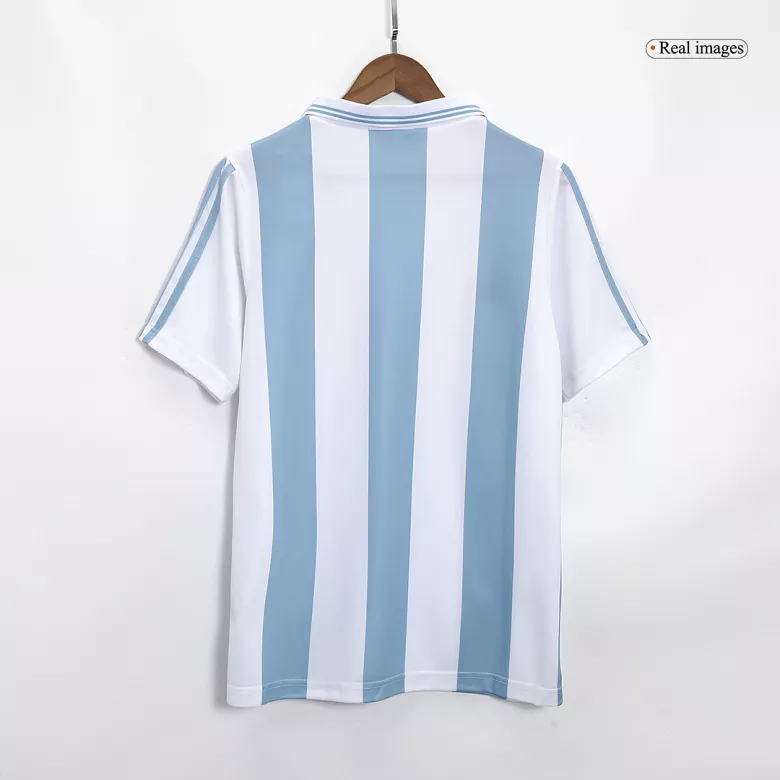 Camiseta Retro 91/93 Argentina Primera Equipación Local Hombre - Versión Hincha - camisetasfutbol