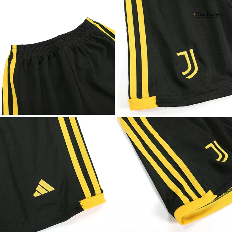 Miniconjunto Juventus 2023/24 Primera Equipación Local Niño (Camiseta + Pantalón Corto) - camisetasfutbol