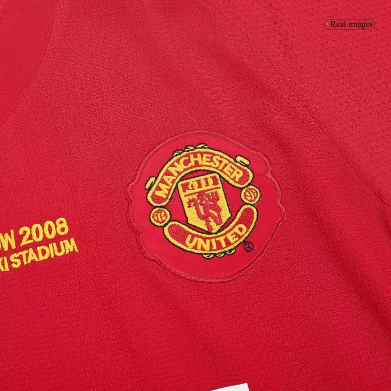Camiseta Retro 2007/08 Manchester United Primera Equipación Local Hombre - Versión Hincha - camisetasfutbol