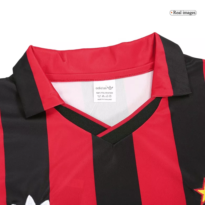 Camiseta Retro 1990/91 AC Milan Primera Equipación Local Hombre - Versión Hincha - camisetasfutbol