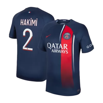 Kit Patch flocage HAKIMI #2 + SNIPES PSG domicile 25-26 Ligue 1 Maillot