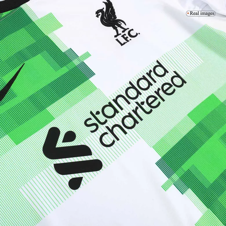 UCL Camiseta Auténtica ENDO #3 Liverpool 2023/24 Segunda Equipación Visitante Hombre - Versión Jugador - camisetasfutbol