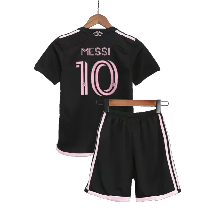 Conjunto MESSI #10 Inter Miami CF 2023/24 Segunda Equipación Visitante Niño (Camiseta + Pantalón Corto) - camisetasfutbol