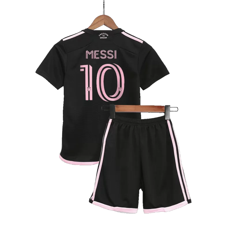 Niño Camiseta Lionel Messi #10 Negro 2ª Equipación 2023/24 La Camisa  Argentina