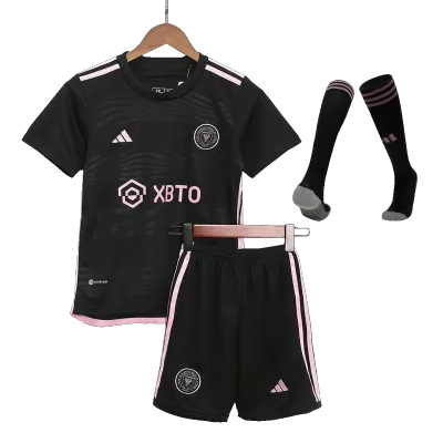 Miniconjunto Completo Inter Miami CF 2023/24 Segunda Equipación Visitante Niño (Camiseta + Pantalón Corto + Calcetines) - camisetasfutbol