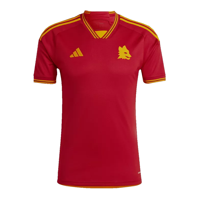 Conjunto Roma 2023/24 Primera Equipación Local Hombre (Camiseta + Pantalón Corto) - camisetasfutbol