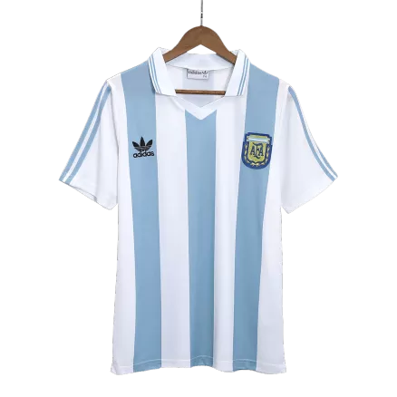 Camiseta Retro 91/93 Argentina Primera Equipación Local Hombre - Versión Hincha - camisetasfutbol