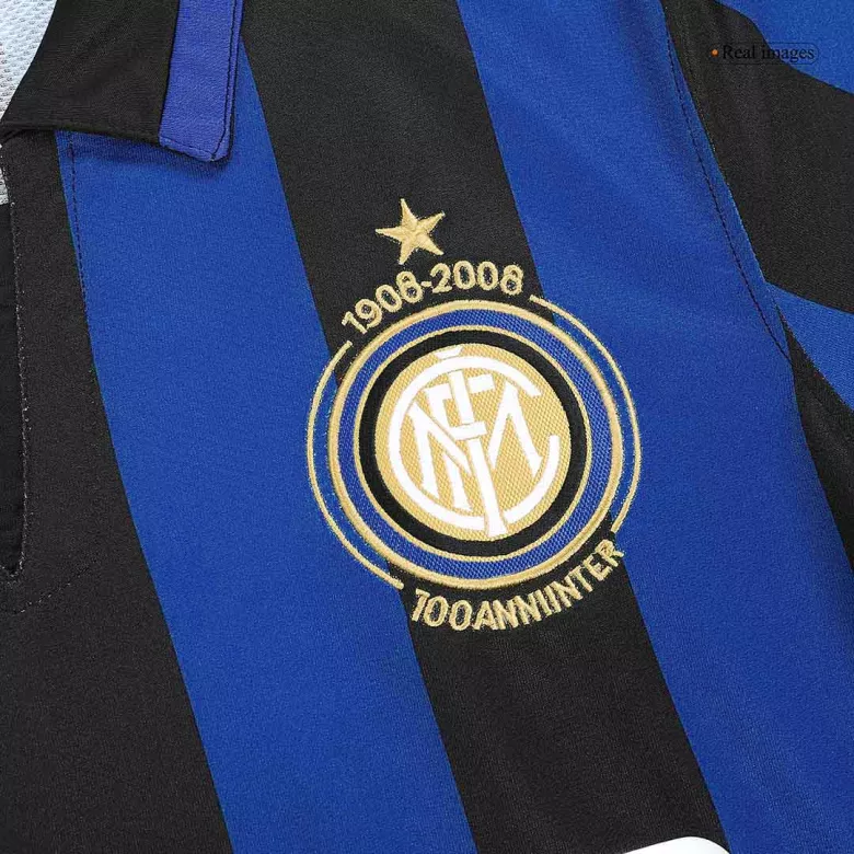 Camiseta Retro 2007/08 Inter de Milán Primera Equipación Local Hombre - Versión Hincha - camisetasfutbol
