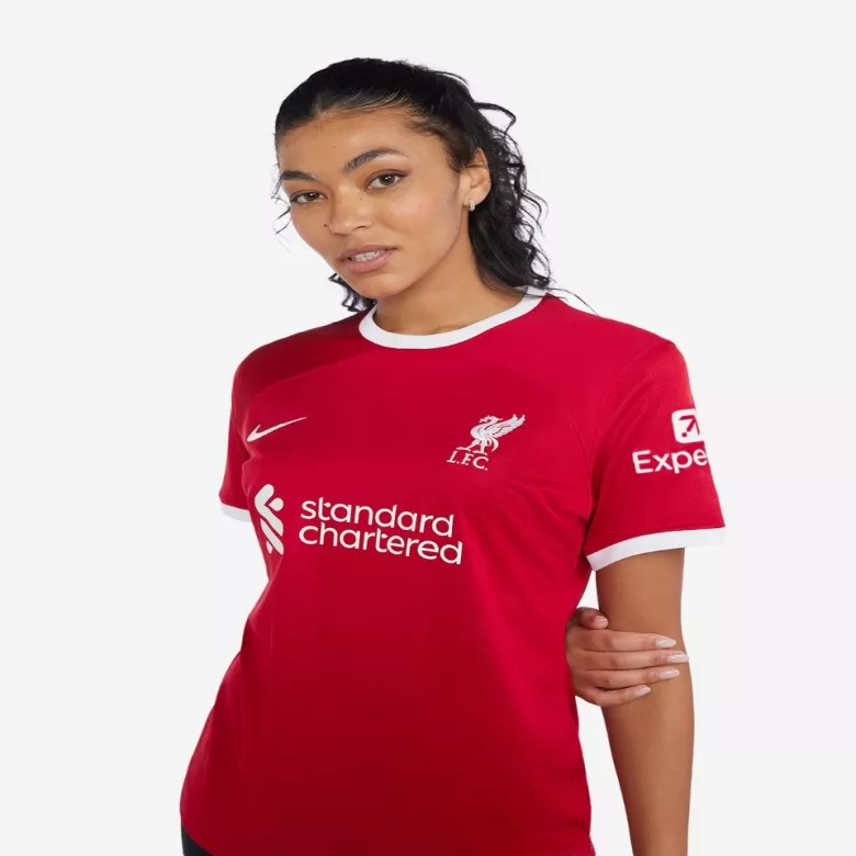 Camiseta Liverpool 2023/24 Primera Equipación Local Mujer - Versión Hincha - camisetasfutbol