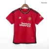 Miniconjunto Manchester United 2023/24 Primera Equipación Local Niño (Camiseta + Pantalón Corto) - camisetasfutbol