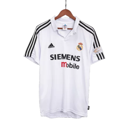 Camiseta Retro 2002/03 Real Madrid Primera Equipación Local Hombre - Versión Hincha - camisetasfutbol