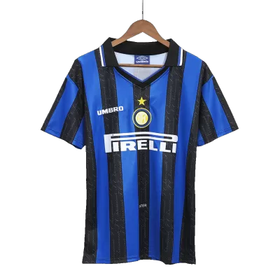 Camiseta Retro 1997/98 Inter de Milán Primera Equipación Local Hombre - Versión Hincha - camisetasfutbol