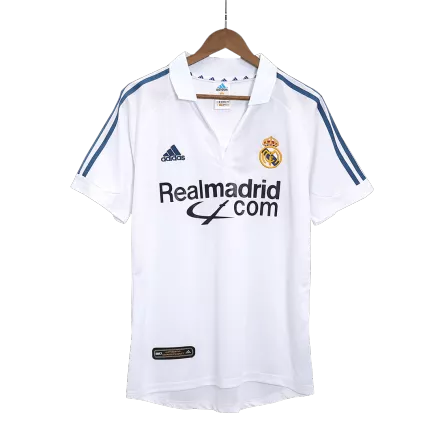 Camiseta Retro 2001/02 Real Madrid Primera Equipación Local Hombre - Versión Hincha - camisetasfutbol