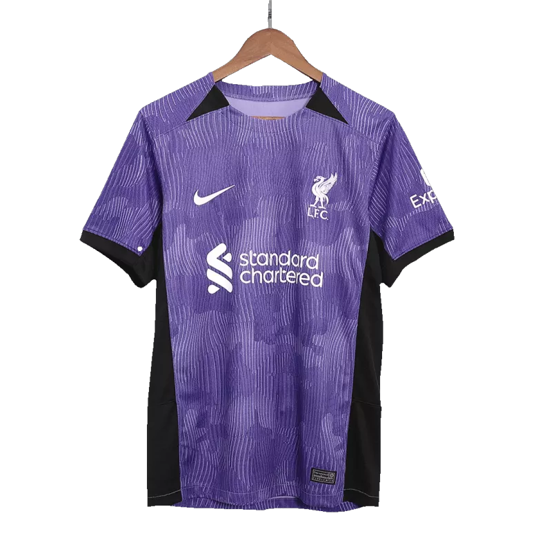 Conjunto Liverpool 2023/24 Tercera Equipación Hombre (Camiseta + Pantalón Corto) - camisetasfutbol