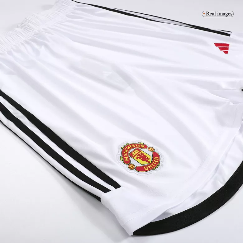 Pantalón Corto Manchester United 2023/24 Primera Equipación Local Hombre - camisetasfutbol