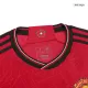 Conjunto Auténtico Manchester United 2023/24 Primera Equipación Local Hombre (Camiseta + Pantalón Corto) - camisetasfutbol