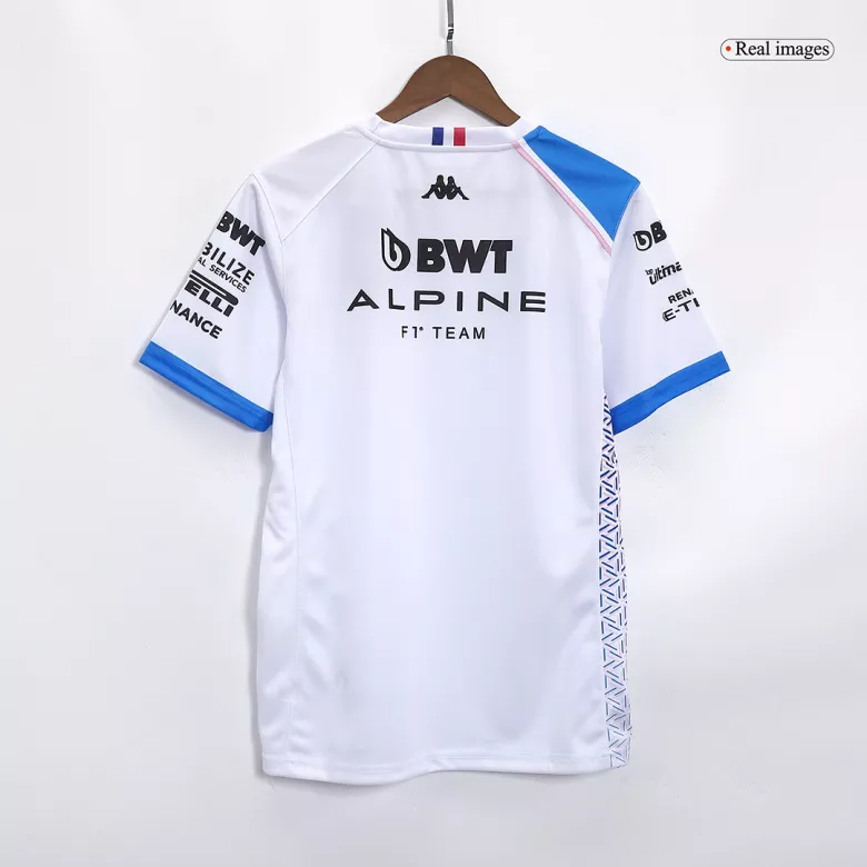 Camiseta Tipo Polo de BWT Alpine F1 Team Polo Shirt White 2023 Hombre - camisetasfutbol