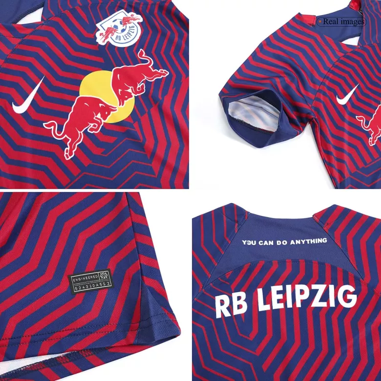 Miniconjunto RB Leipzig 2023/24 Segunda Equipación Visitante Niño (Camiseta + Pantalón Corto) - camisetasfutbol
