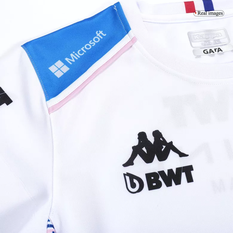 Camiseta Tipo Polo de BWT Alpine F1 Team Polo Shirt White 2023 Hombre - camisetasfutbol