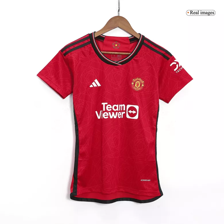 Camiseta Manchester United 2023/24 Primera Equipación Local Mujer - Versión Hincha - camisetasfutbol