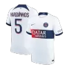 Camiseta MARQUINHOS #5 PSG 2023/24 Segunda Equipación Visitante Hombre - Versión Hincha - camisetasfutbol