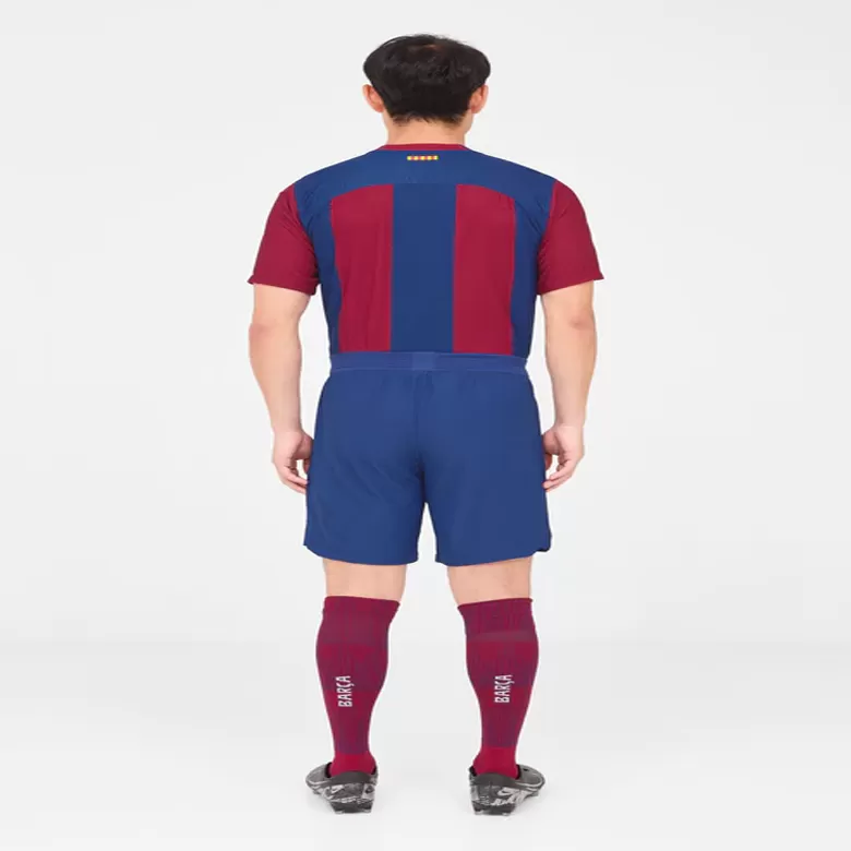 Conjunto Completo Barcelona 2023/24 Primera Equipación Local Hombre (Camiseta + Pantalón Corto + Calcetines) - camisetasfutbol