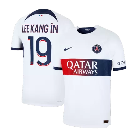Camiseta Auténtica LEE KANG IN #19 PSG 2023/24 Segunda Equipación Visitante Hombre - Versión Jugador - camisetasfutbol