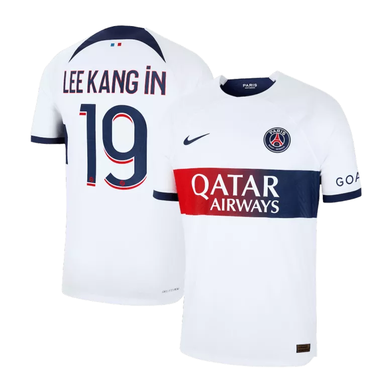 Camiseta Auténtica LEE KANG IN #19 PSG 2023/24 Segunda Equipación Visitante Hombre - Versión Jugador - camisetasfutbol