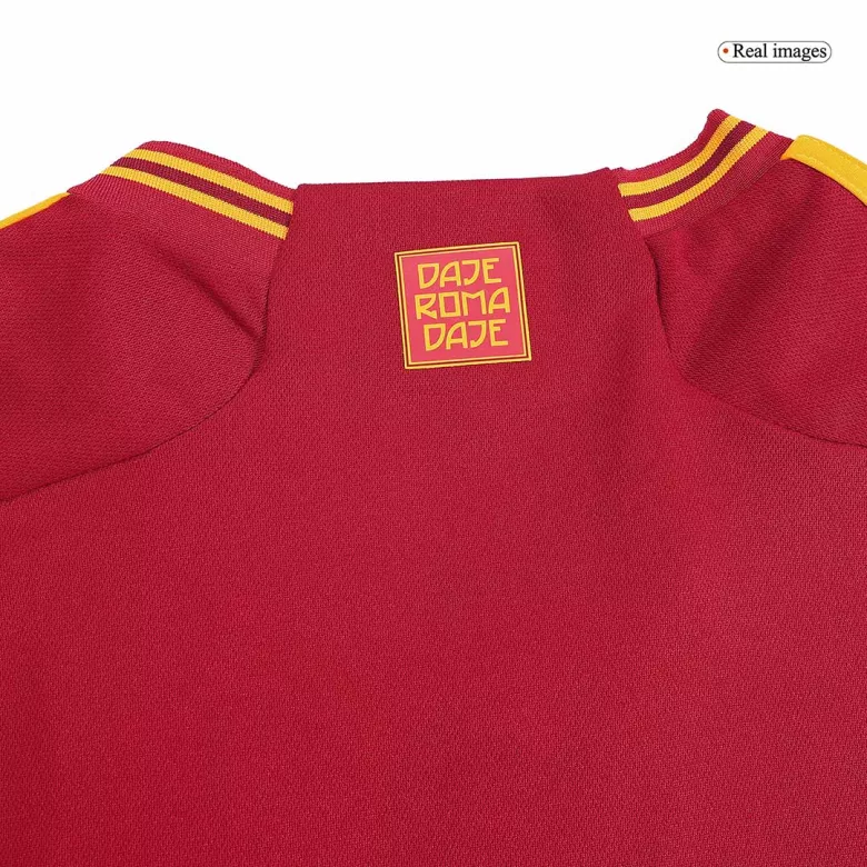 Camiseta LUKAKU #90 Roma 2023/24 Primera Equipación Local Hombre - Versión Hincha - camisetasfutbol