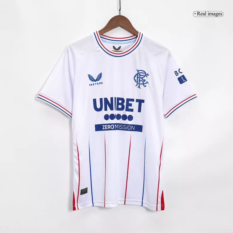 Camiseta Glasgow Rangers 2023/24 Segunda Equipación Visitante Hombre - Versión Hincha - camisetasfutbol