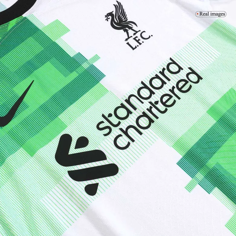 Camiseta Auténtica Liverpool 2023/24 Segunda Equipación Visitante Hombre - Versión Jugador - camisetasfutbol