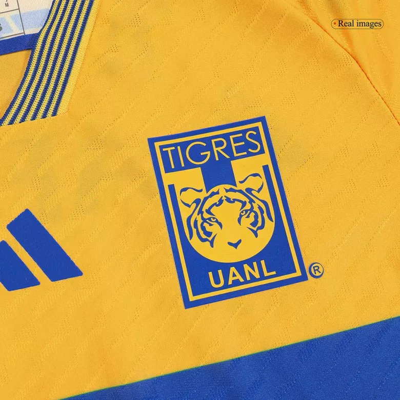 Camiseta Auténtica Tigres UANL 2023/24 Primera Equipación Local Hombre - Versión Jugador - camisetasfutbol