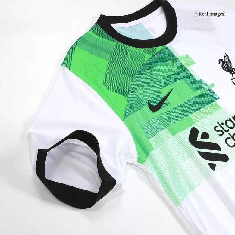 Camiseta Auténtica VIRGIL #4 Liverpool 2023/24 Segunda Equipación Visitante Hombre - Versión Jugador - camisetasfutbol