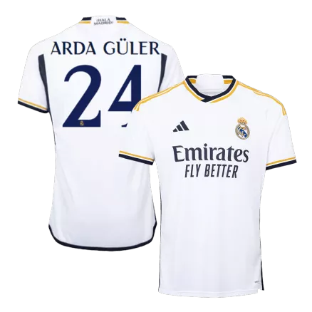 Calidad Premium Camiseta ARDA GÜLER #24 Real Madrid 2023/24 Primera Equipación Local Hombre - Versión Hincha - camisetasfutbol