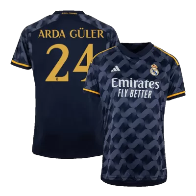 Camiseta ARDA GÜLER #24 Real Madrid 2023/24 Segunda Equipación Visitante Hombre - Versión Hincha - camisetasfutbol