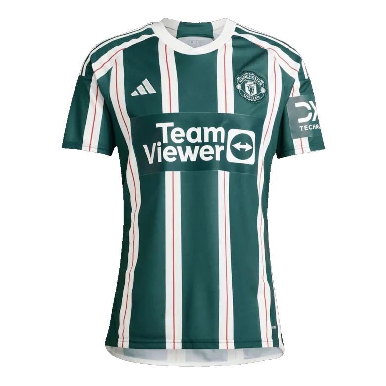 Conjunto Completo Manchester United 2023/24 Segunda Equipación Visitante Hombre (Camiseta + Pantalón Corto + Calcetines) - camisetasfutbol