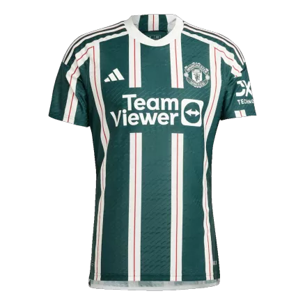 Camiseta Auténtica Manchester United 2023/24 Segunda Equipación Visitante Hombre - Versión Jugador - camisetasfutbol