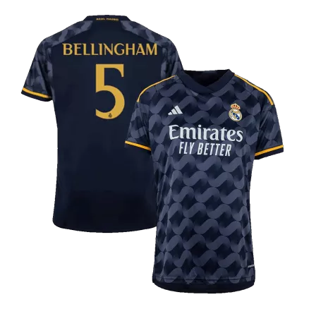 Camiseta BELLINGHAM #5 Real Madrid 2023/24 Segunda Equipación Visitante Hombre - Versión Hincha - camisetasfutbol