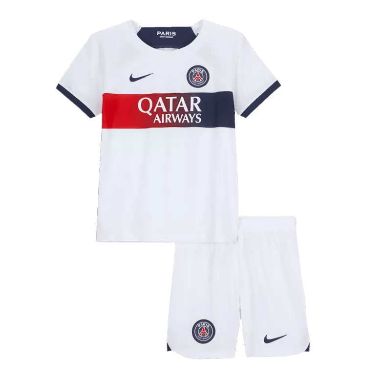 Miniconjunto PSG 2023/24 Segunda Equipación Visitante Niño (Camiseta + Pantalón Corto) - camisetasfutbol