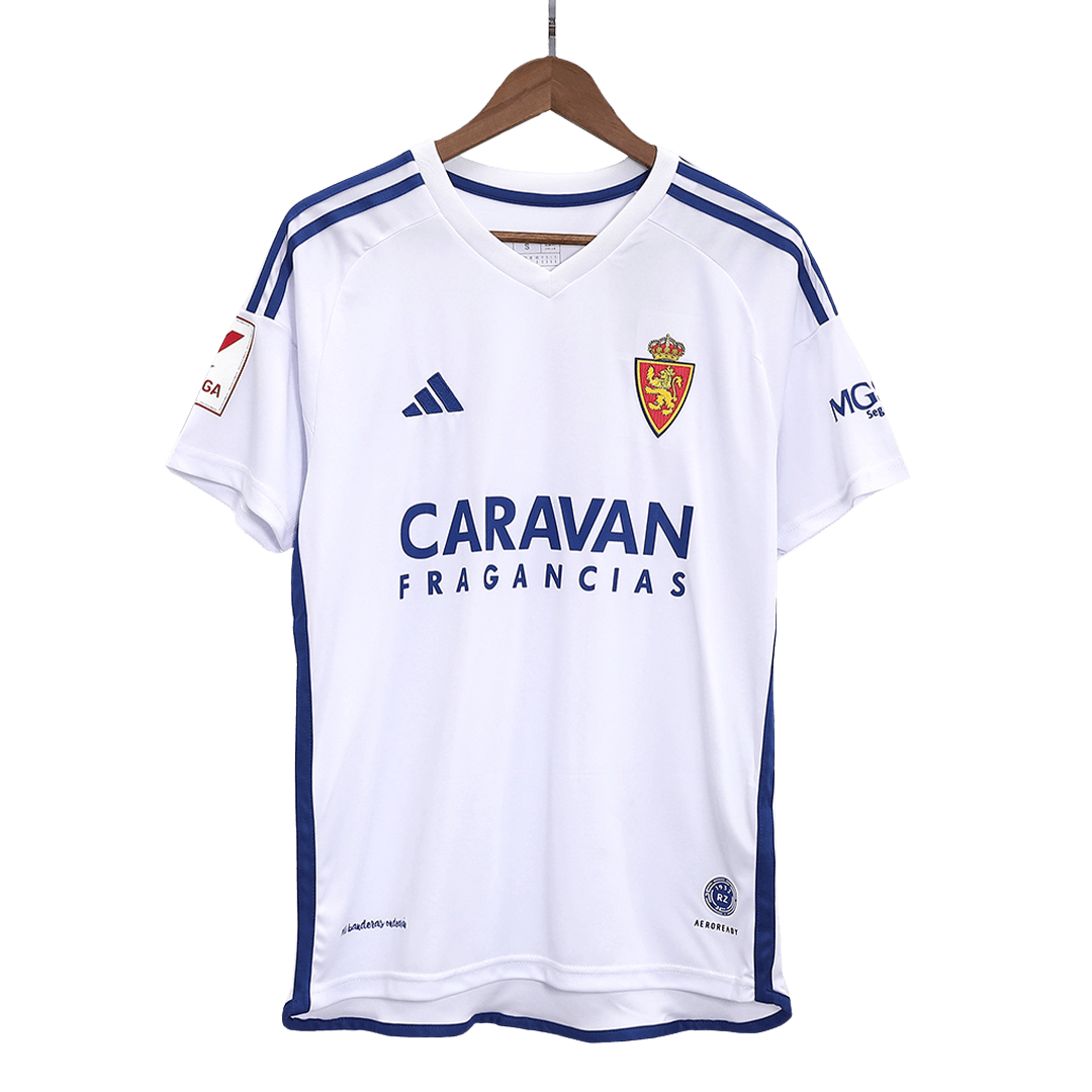 Camiseta Real Zaragoza 2023/24 Primera Equipación Local Hombre - Versión  Replica