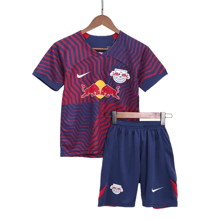 Miniconjunto RB Leipzig 2023/24 Segunda Equipación Visitante Niño (Camiseta + Pantalón Corto) - camisetasfutbol
