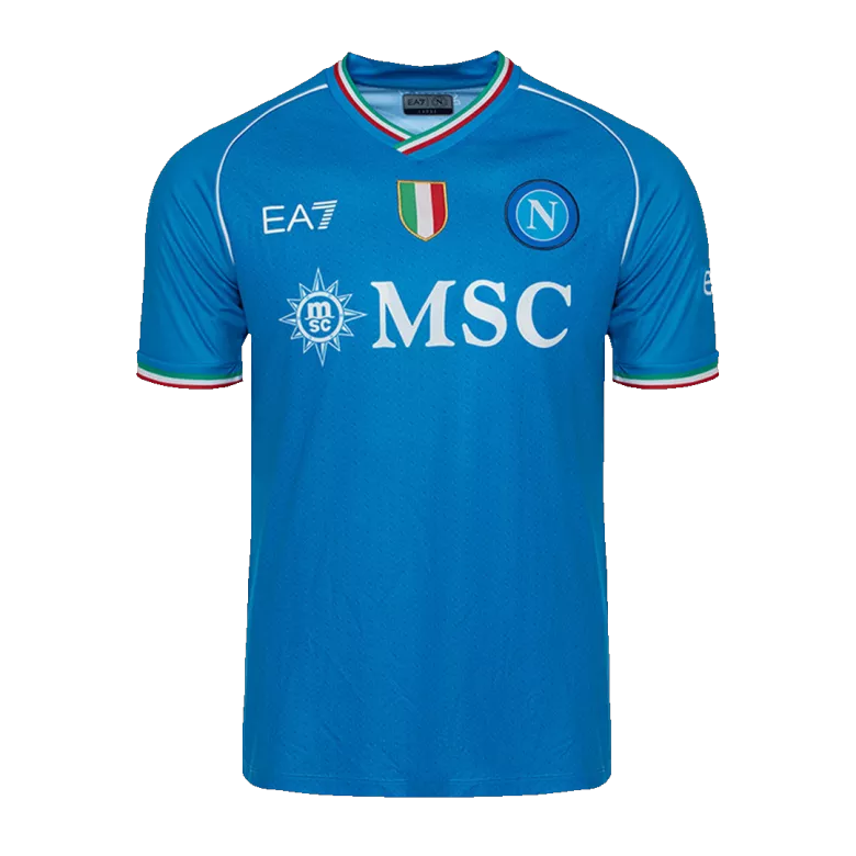 Conjunto Napoli 2023/24 Primera Equipación Local Hombre (Camiseta + Pantalón Corto) - camisetasfutbol
