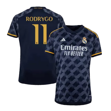 Camiseta RODRYGO #11 Real Madrid 2023/24 Segunda Equipación Visitante Hombre - Versión Hincha - camisetasfutbol