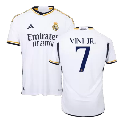 Camiseta Auténtica VINI JR. #7 Real Madrid 2023/24 Primera Equipación Local Hombre - Versión Jugador - camisetasfutbol